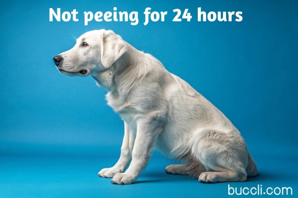 What if my dog is not peeing all day