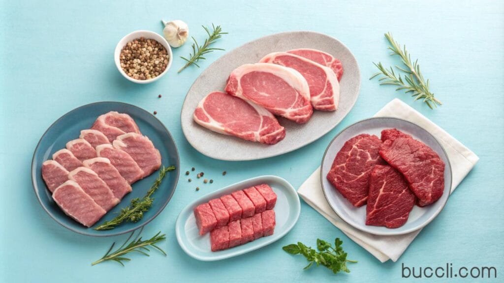 Raw meats